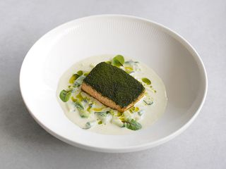 Лосось з гремолатою та цукіні (200г)