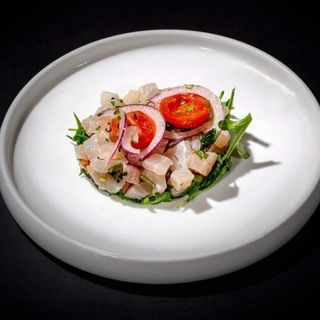 Tartare di pesce spada affumicato