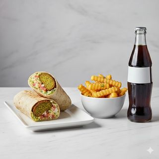 Menú 4 Rollo Falafel