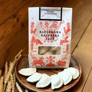 Вареники з копченою куркою (1кг)