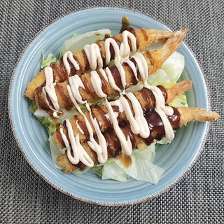 Ensalada de ebi fry