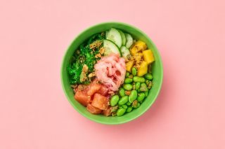 Salmon In Green Poke