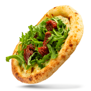 21. Esfirra de Rúcula Tomate e Queijo