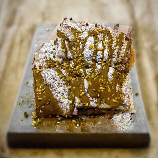 leggerissima con crema dolce al pistacchio