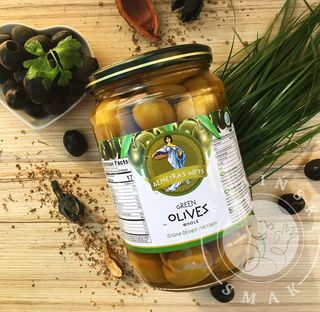 Oliwki zielone niedrylowane z pestką 700g