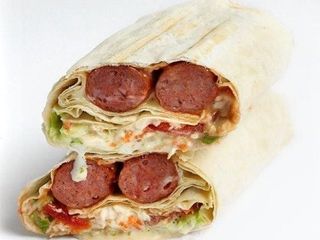 Хот дог Long з баварськими сосисками