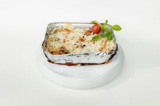 Paste gratinate cu vită Q