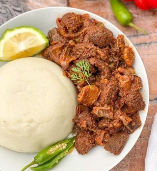 Matumbo Wet Fry with Ugali 