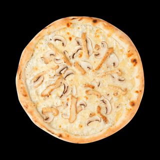 Пицца из половинок с курицей с шампиньонами (30 см)