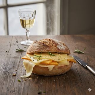 Хлебче със сирене