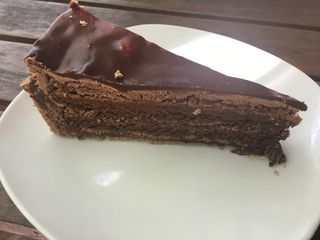 Fatia do Melhor Bolo de Chocolate do Mundo 