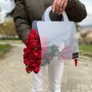 წითელი სპრეი ვარდი