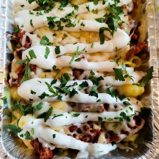 Zapiekaron pulled pork