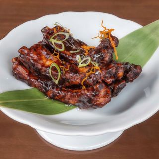 Costillas asadas de  cerdo a baja temperatura al vinagre de Shanghai