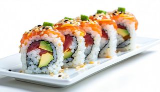 Uramaki tonno cotto  4 pezzi