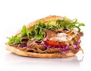 Menu panino kebab