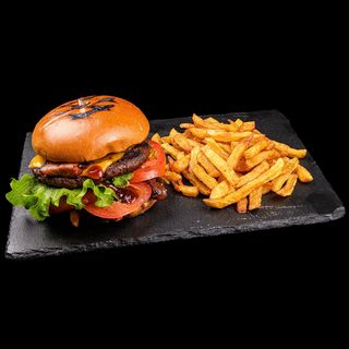 Бургер Блек Ангъс (350г)