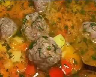 Суп с фрикадельками