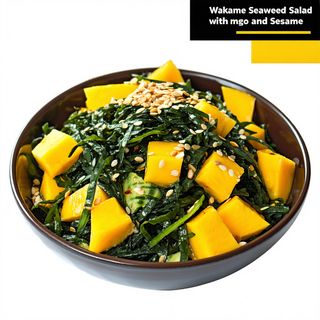 Ensalada De Wakame Con Mango