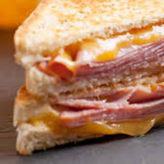 Ham and cheese sandwich