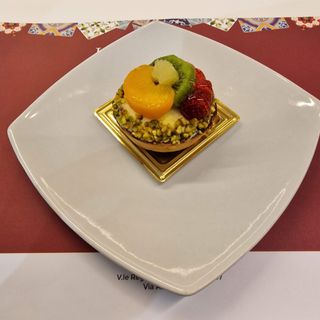 Crostatina monoporzione crema e frutta