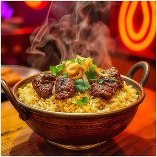 Lamb (cordero) biryani