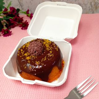 Mini Bolo Cenoura e Chocolate Belga