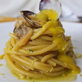 Spaghetti vongole e limone