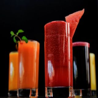 Watermelon carrot juice 