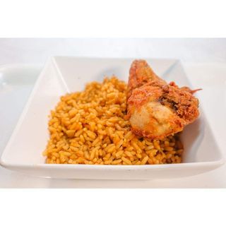 Extra Large Value Munch-Jollof rice & Curry Chicken