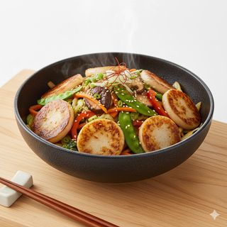 Gnocchi di riso con verdure