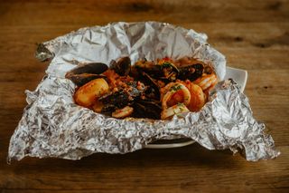 Sakiewki z Owocami Morza i Warzywami