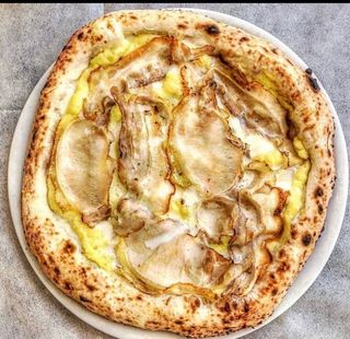 Crema di patate e porchetta