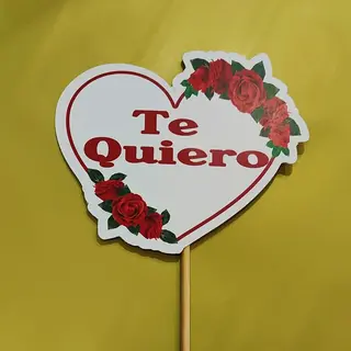 Cartel "Te Quiero"
