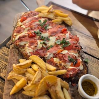 Milanesa de carne Rosarino