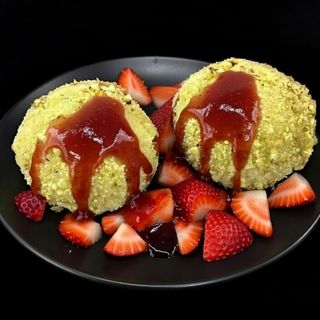 Mochi cheesecake i maduixa (2u)