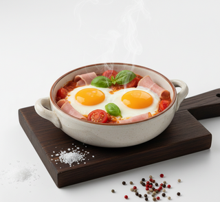 Uovo al prosciutto cotto