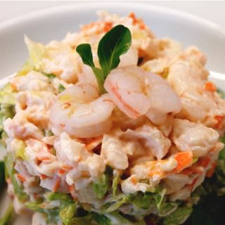 Tapa De Ensaladilla De Mariscos