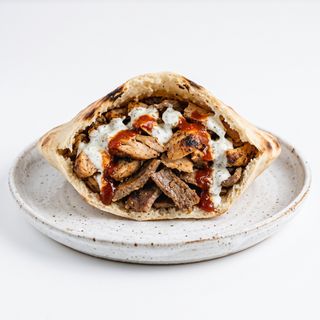Pan Pita Doner Mixto Solo Carne (Grande)