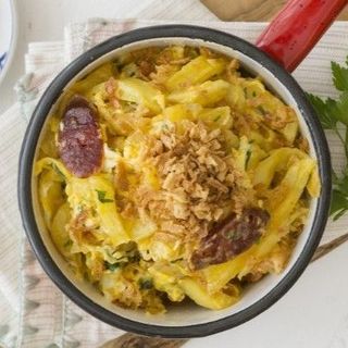 Ovos Rotos com Linguiça de Barrancos