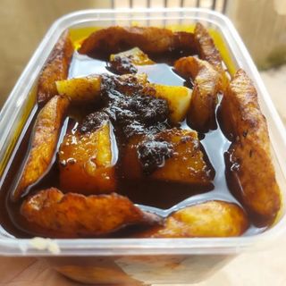 Ewa With Plantain & Yam