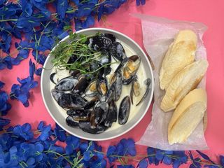 Мідії у соусі дор блю