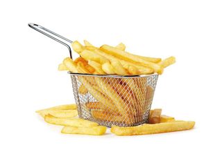 Porzione patatine fritte