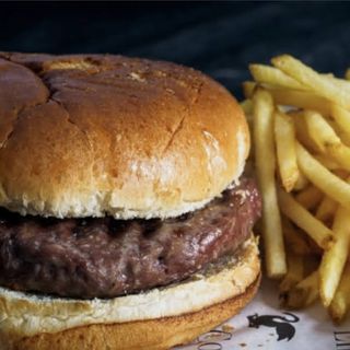 Doble Burger Bacon Con Patatas