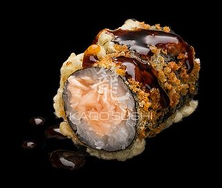 Sake maki tempura