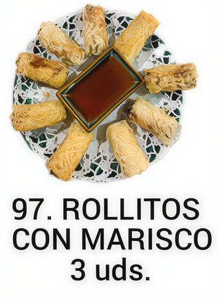 96. Rollitos Con Marisco (4 Uds.)