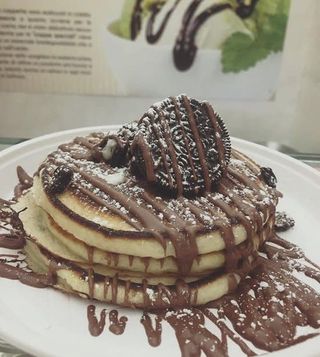 Pancake Nutella Oréo