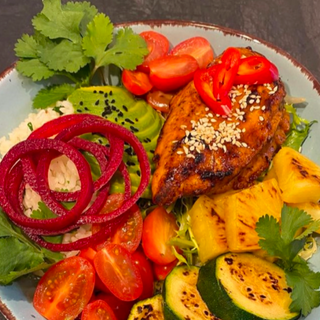 Bowl z kurczakiem z pieca