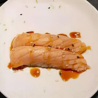 55. Salmone flambe - 2 pezzi