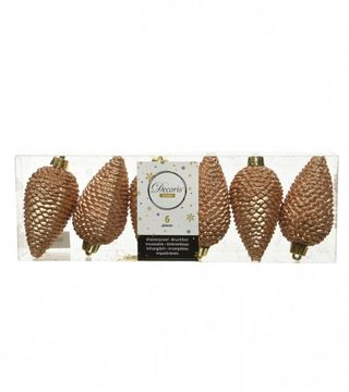 (209349) Ukras za jelku šišarka 4,5x8cm braon 6/1 28580